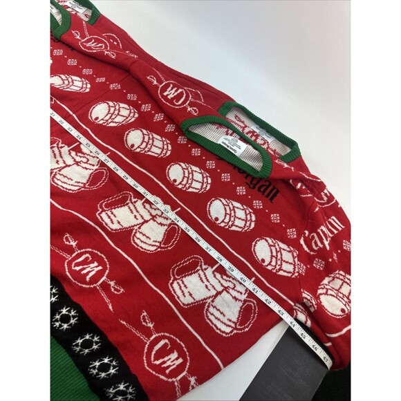 Captain Morgan 4 Person Christmas Sweater Novelty Pullover Knit Adult One Size - Picture 16 of 16